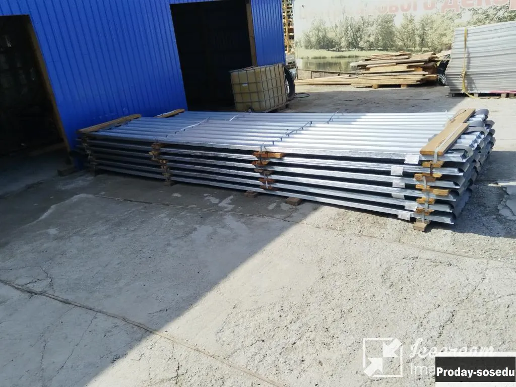 Профнастил оцинкованный мп20 0.4 мм * 1.08м * 6м