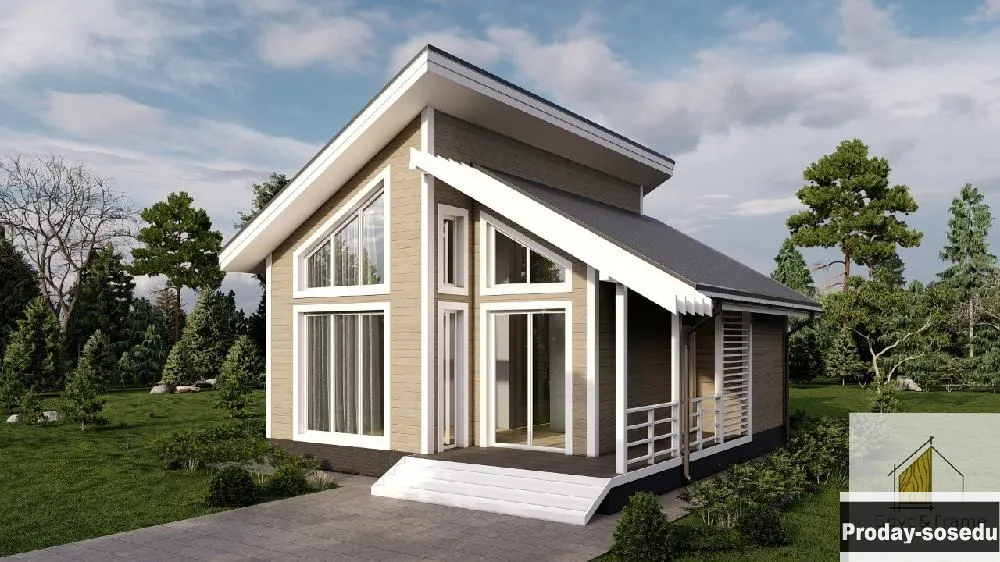 Каркасный дом 105м³