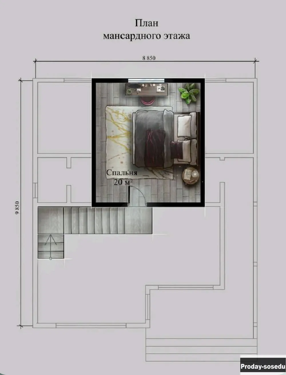 Каркасный дом 105м³