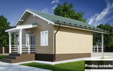 Каркасный дом 85м³