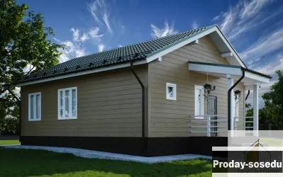 Каркасный дом 85м³