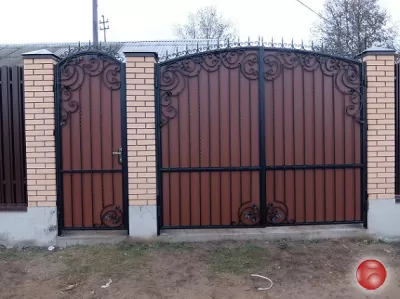 Автоматические откатные ворота под ключ