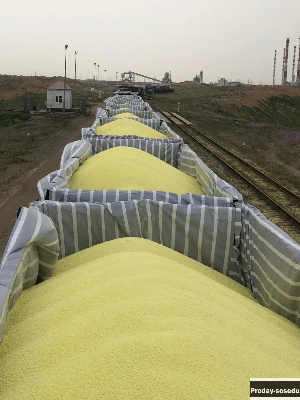 Сера гранулированная экспортные поставки.