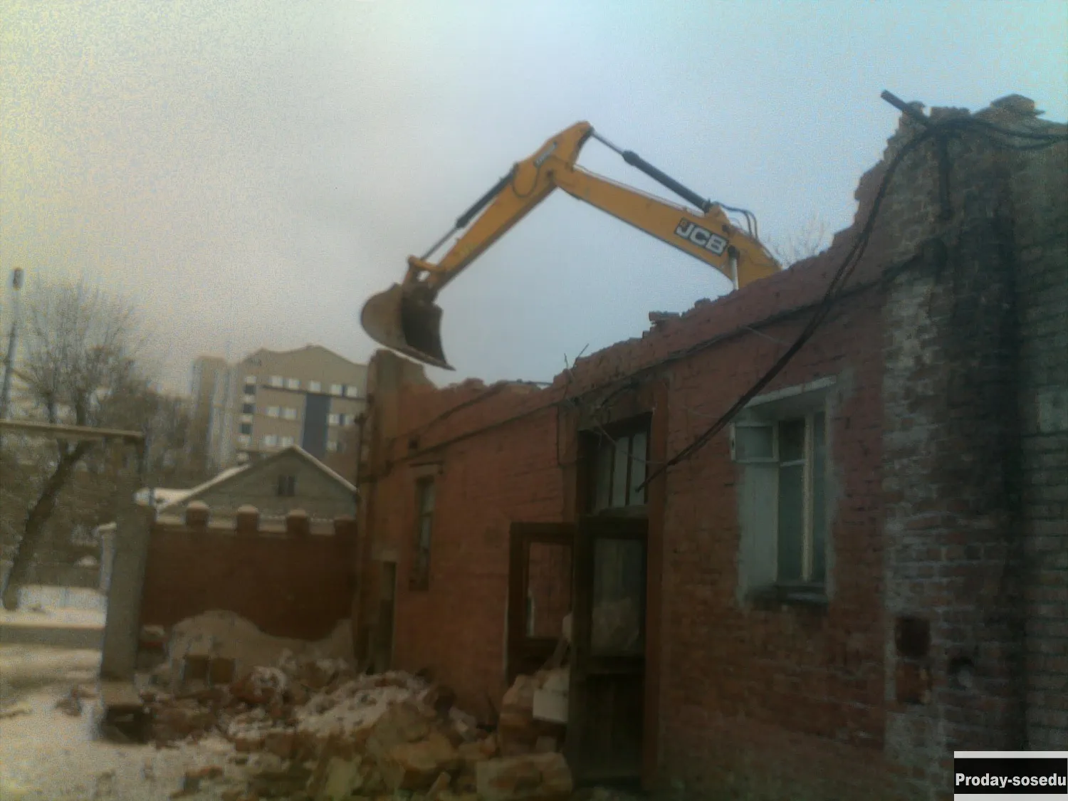 Демонтаж домов, зданий, сооружений.