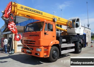 Аренда автокрана 25 тонн Ивановец КС-54713