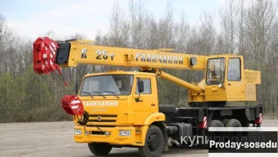 Аренда автокрана 25 тонн Галичанин KC-55713-1 шасси КамАЗ-65115(6х4)