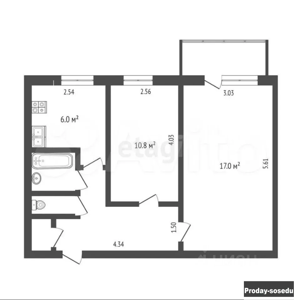 Продаю 2 квартиру Тюмень, район Стрелы