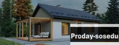 Дом 53 м² на участке 5,5 сот. с террасой