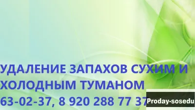 Уничтожение неприятных запахов в квартире туманом