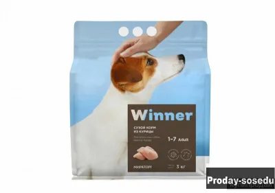 Онлайн зоомагазин кормов и лакомств Winner в Биробиджане, Товары и услуги для животных, Еврейская АО...