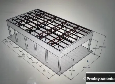 Каркас ангара бу 16,5 х30, Конструкции