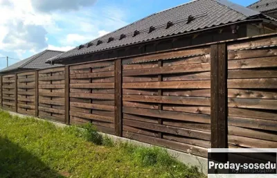 Заборная доска каменная древесина, Материалы