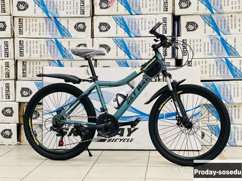 Детский подростковый велосипед Sky Way 24R M24-002 24" (рост 130-160 см) новый, Хобби, Отдых, Спорт, Спорт, Активный отдых, Велосипеды, Москва