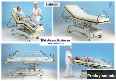 Каталка медицинская для перевозки пациентов Emergo, Lojer (Merivaara), Финляндия
