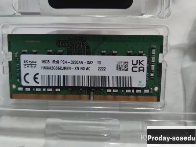 Оперативная память ddr4 16gb 3200 Hynix, 2800, Электроника, Товары для компьютера, Оперативная памят...