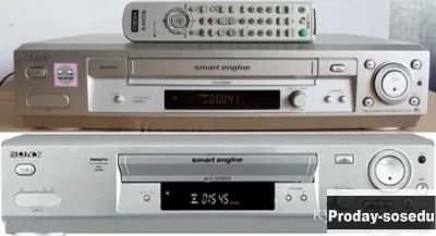Видеомагнитофон Sony stereo, 60000, Электроника, TV, видео, аудио, Видео, DVD и Blu-ray плееры, Свет...