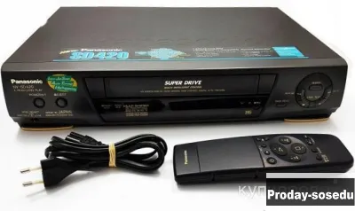 Видеомагнитофон Panasonic NV-SD420, 7000, Электроника, TV, видео, аудио, Видео, DVD и Blu-ray плееры...