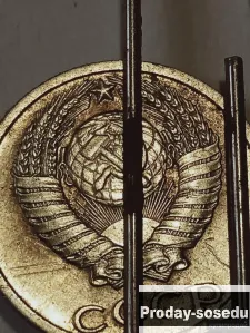 Брак монеты 10 коп. 1990 г., 100, Монеты