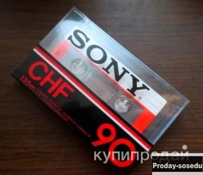 Кассета Sony CHF 90, 3000, Электроника, TV, видео, аудио, Музыка и фильмы, Светлана
