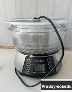 Пароварка Supra Круглая, 800, Техника для кухни, Мелкая техника, .