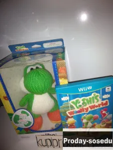 Игра для Nintendo Wii U Yoshi's Woolly World с Amiibo Mega Yarn Yoshi