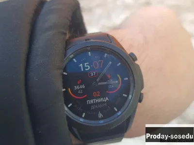 Смарт-часы Samsung Galaxy Watch 3 Titanium/Black, Электроника, техника, Телефоны