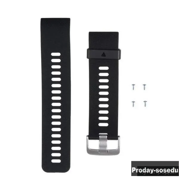 Ремешок для GARMIN Forerunner 35 (силикон) черный ОРИГИНАЛ, Мужские, Воронежская область
