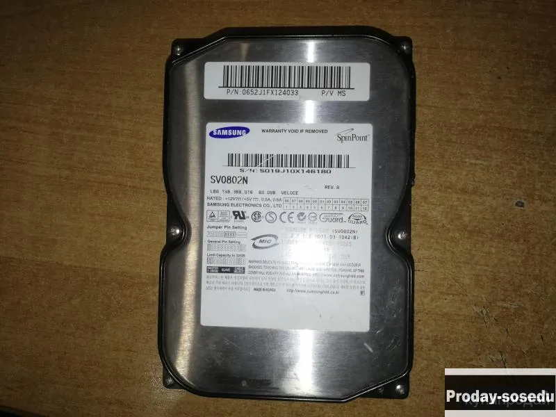 Жесткий диск Samsung 80Gb, Жёсткие диски, Воронеж