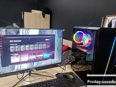 Пк игровой 6/12,16gb,rx570 8gb,nvme 512gb,бп 600w, Компьютеры, Барнаул