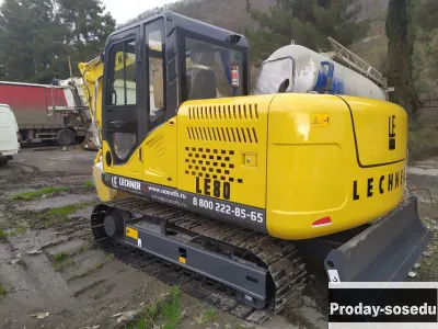 Новый гусеничный мини-экскаватор Lechner LE80.