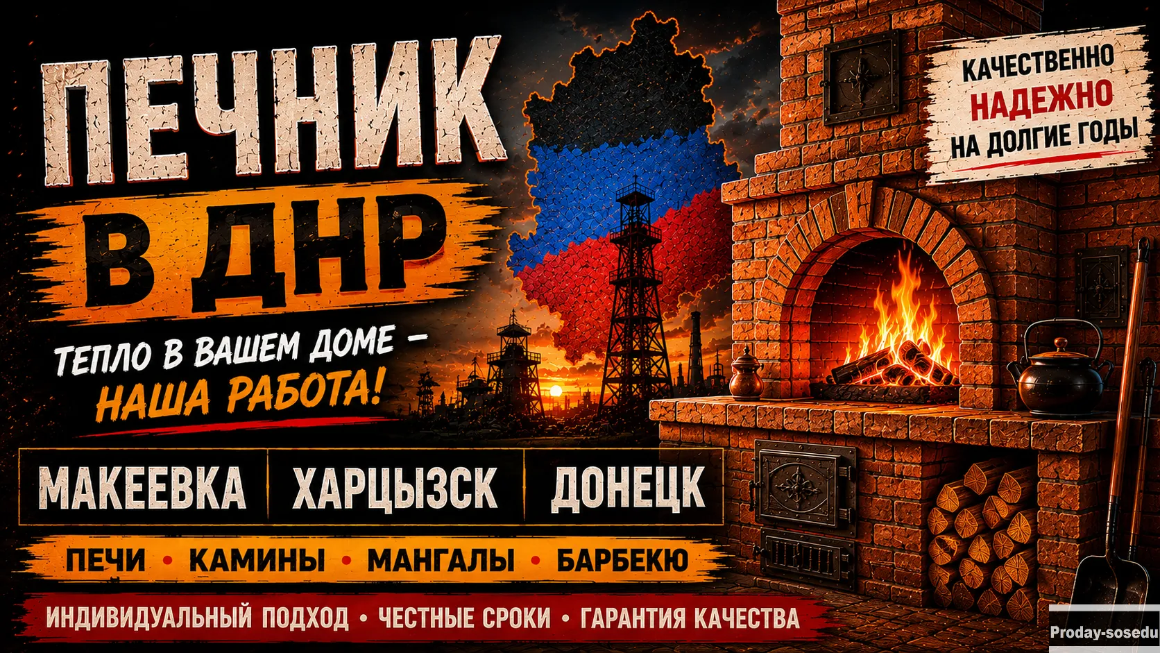Печник в Донецке Макеевке ДНР +7949-394-8-965